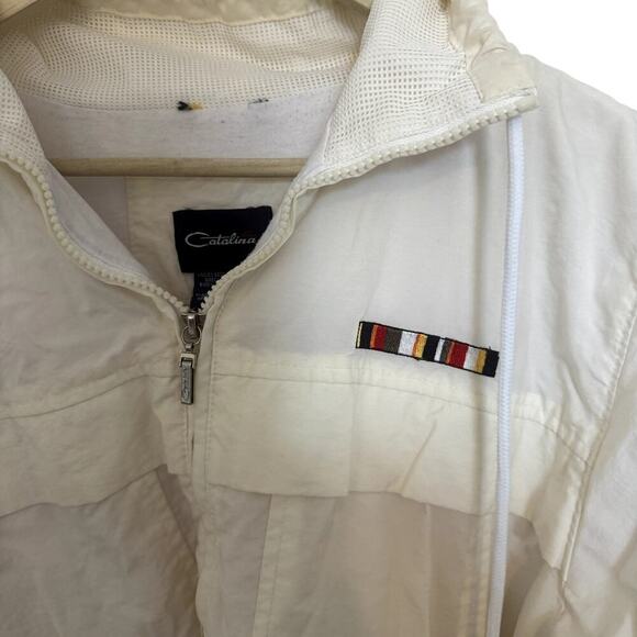 Vintage Catalina Windbreaker Nautical Sailing Spring Jacket Coat Size Large - Picture 2 of 4